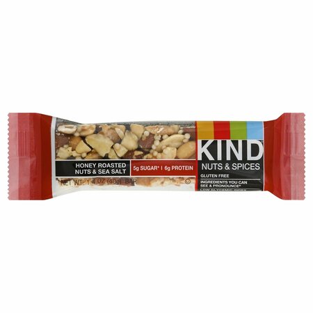 KIND BAR, HNY RSTD NUTS SEASAL 141313